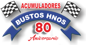 logo bustos hermanos 80 aniv